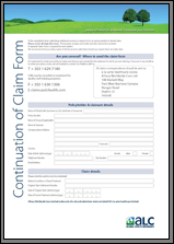 Continuation of Claim Form